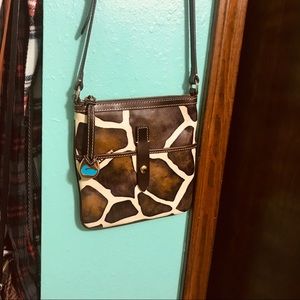 Dooney & Bourke Giraffe Print Crossbody Purse